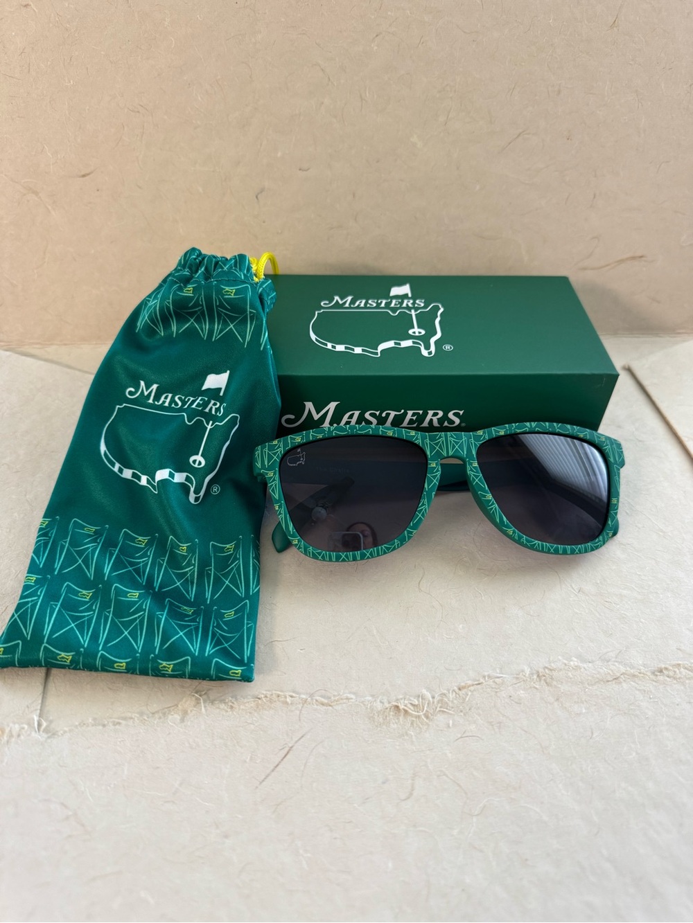 Masters Green Patterned Sunglasses